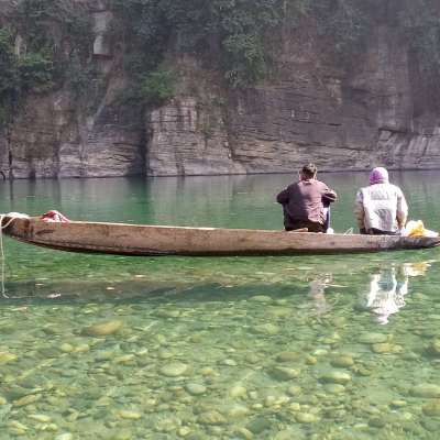 umngot river ,meghalaya