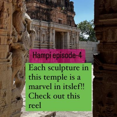 Each Sculpture in this Temple is an Architectural Marvel- Hampi Series1